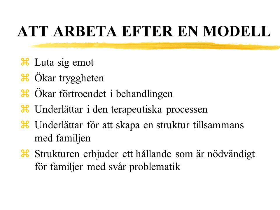 BARNVÄNLIG FAMILJETERAPI ppt ladda ner